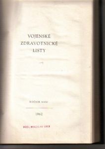 Vojenské zdravotnické listy 1962 (381410) ext. sklad